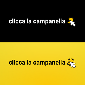 Clicca la campanella - Bianco/Nero